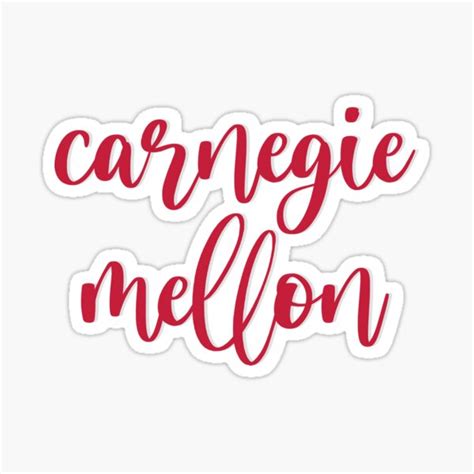 "CMU Logo (Carnegie Mellon University)" Sticker for Sale by box-of ...