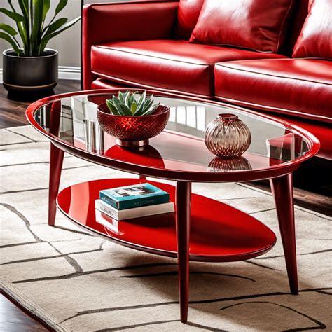 20 Red Coffee Table Ideas for Creative Interior Design Inspiration