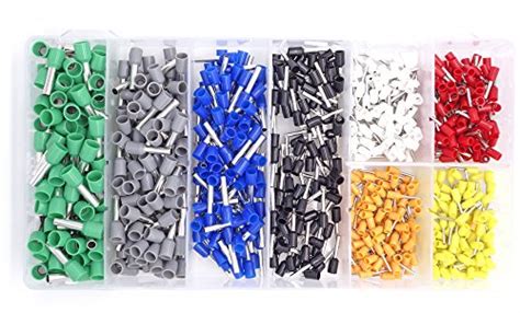 Wire Ferrules Kit, 800 PCS Ferrule Copper Crimp Assorted Connectors ...