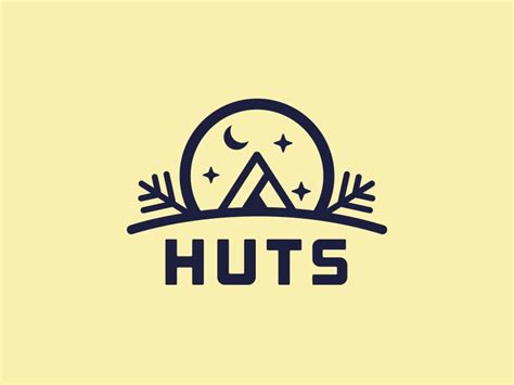 HUTS logo | Luxury logo design, Logo restaurant, Identity card design