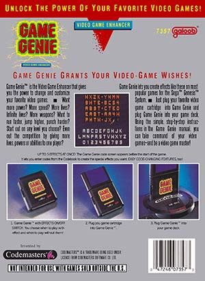 Sega Genesis - Game Genie - Retro Game Cases 🕹️