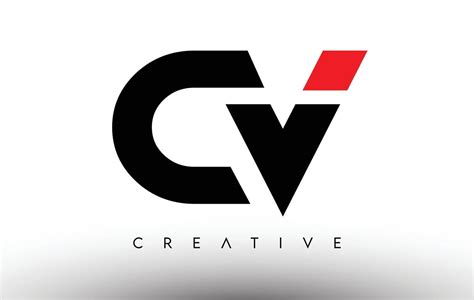 CV Creative Modern Letter Logo Design. CV Icon Letters Logo Vector ...
