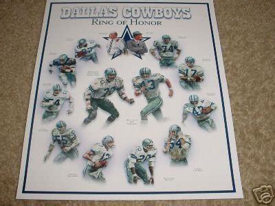 Dallas Cowboys RING OF HONOR Poster - TOM LANDRY & MORE | #47631058