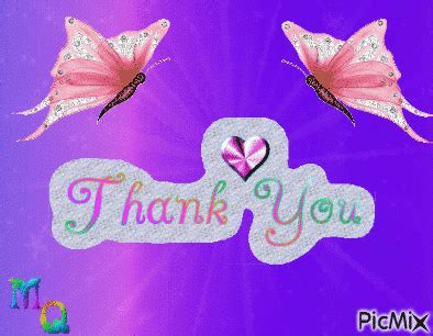 A Butterfly Thank You - GIF animado gratis - PicMix