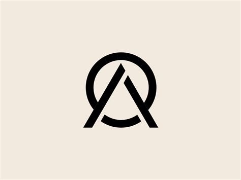 Minimalist Logo Minimal Logo Minimal AO OA ao icon by Deepest Designer on Dribbble