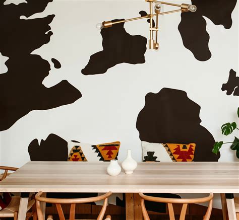 Cowhide Mural, Cow Print Wallpaper for Walls | anewall – Anewall