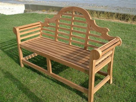 QUALITY TEAK STURDY WOODEN GARDEN FURNITURE MARLBOROUGH BENCH SEAT ...