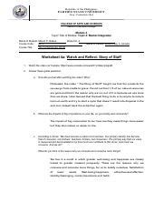 BSCS 1A- GE3- Worksheet 4a- Marvin P. Nabus.pdf - Republic of the Philippines PARTIDO STATE ...