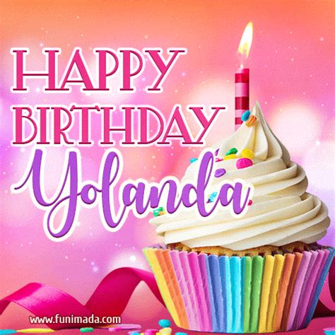 Happy Birthday Yolanda GIFs - Download on Funimada.com