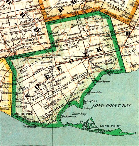 The Changing Shape of Ontario: County of Norfolk