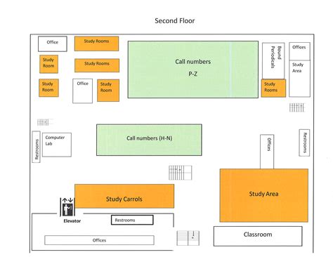 Library Floor Plan | The University of North Carolina at Pembroke