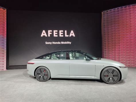 Sony Honda Mobility presents the Afeela car at CES 2023