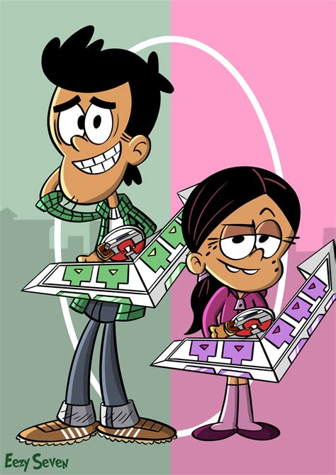 [COMM] Ronnie Anne and Bobby Duel Disks by EezySeven on DeviantArt