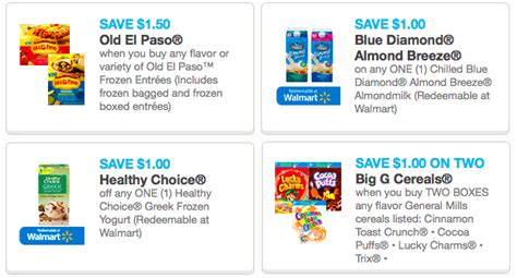 Lots Of New Food Coupons for the New Month…