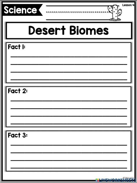 Free desert biome worksheet, Download Free desert biome worksheet png images, Free Worksheets on ...