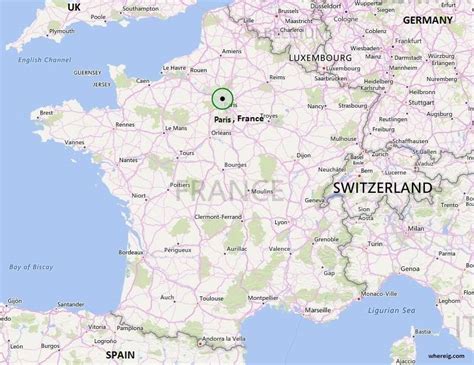 Where is Paris, France? | Where is Paris Located in The France Map