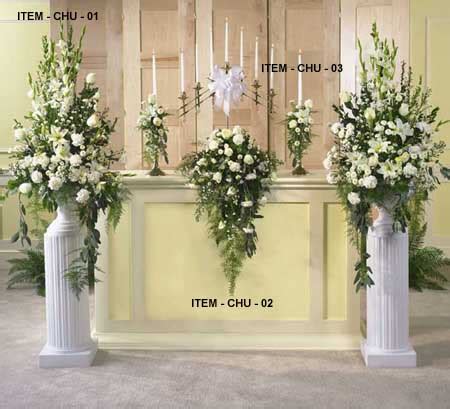 Wedding Ceremony and Church Arrangements