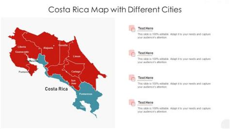 Costa rica map PowerPoint templates, Slides and Graphics