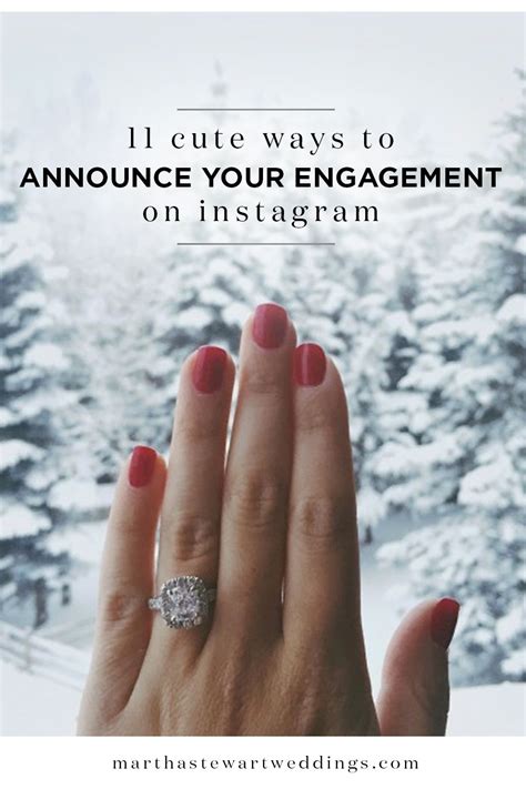 8 cute ways to announce your engagement on instagram – Artofit