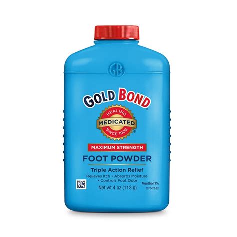 Gold Bond Medicated Foot Powder Max Strength - 4 oz | Stayjuve