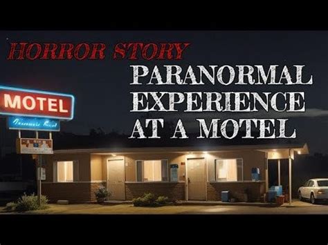 Strange Motel Story : r/HorrorNarrations