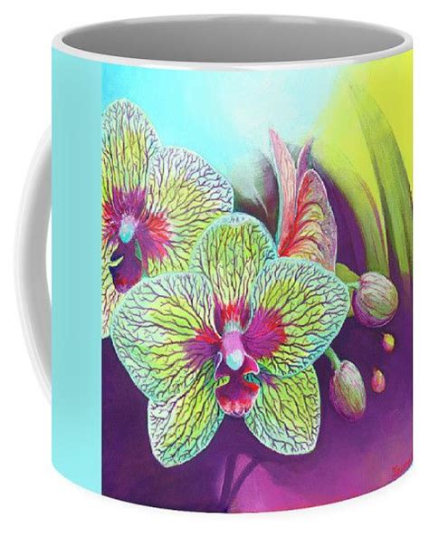 Mystic Orchid Coffee Mug for Sale by Zsuzsanna Rossetter | Mugs, Mugs for sale, Fine art america