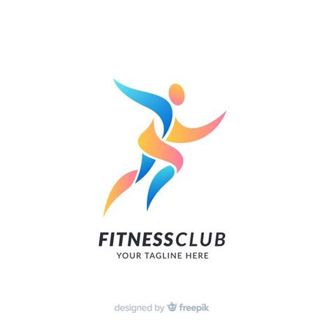 Plantilla de logo de deporte con formas ... | Free Vector #Freepik # ...