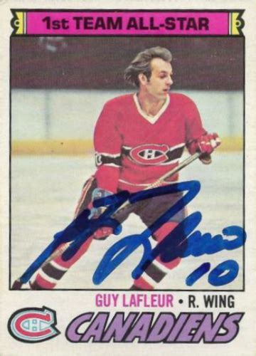 Guy Lafleur Autographs and Memorabilia | Sports, Hockey