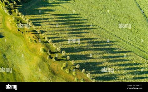 aerial view of golf course Stock Photo - Alamy