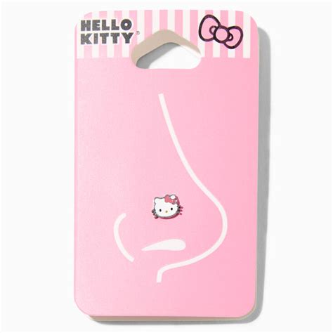 Hello Kitty® Enamel Face 20G Nose Stud | Claire's