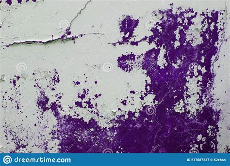 Rustic Wall with Violet Paint Stock Image - Image of background, vintage: 217687237