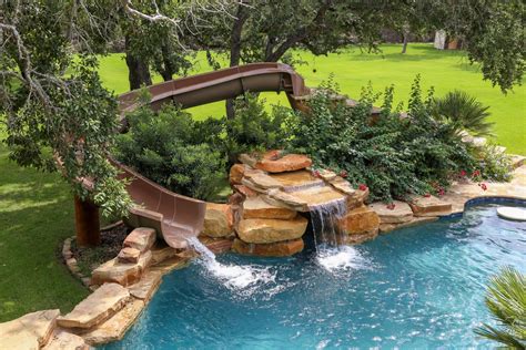 Custom Backyard Pool Slides | Backyard Design Ideas