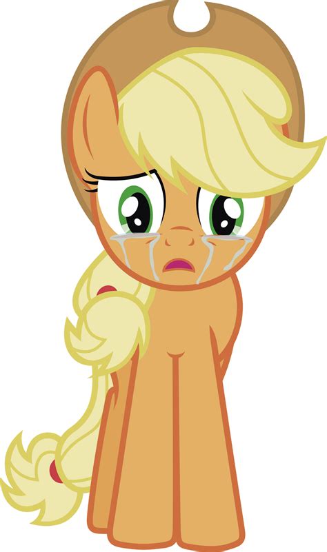 Applejack in tears by J5A4 on DeviantArt