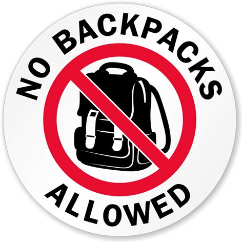 Why No Backpacks Allowed? - PostureInfoHub