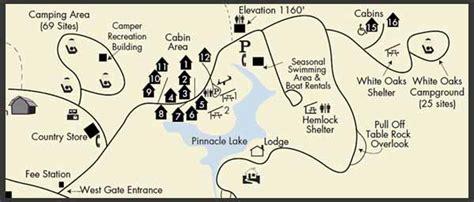 Table Rock State Park Map – Two Birds Home