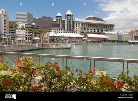 The modern Caudan Waterfront, Port Louis, Mauritius Stock Photo - Alamy