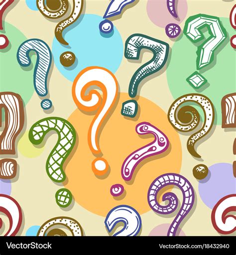 Cute Question Mark Background