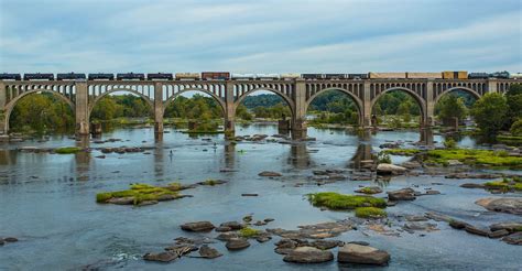 The James River Railway Bridge [2048 x 1066] : InfrastructurePorn