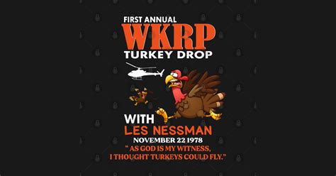 WKRP Turkey Drop - Wkrp Turkey Drop - T-Shirt | TeePublic