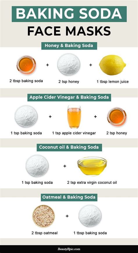 Top 11 Homemade Baking Soda Face Mask Recipes And Benefits | Baking ...