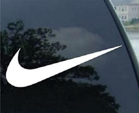 Nike Check Mark Swoosh decal logo sticker | Etsy