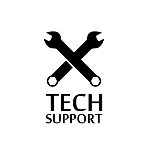 Premium Vector | Logo for tech support