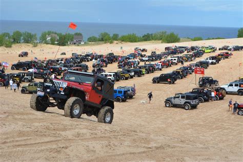 Silver Lake Sand Dunes Jeep Invasion - Think Dunes - Silver Lake Sand Dunes