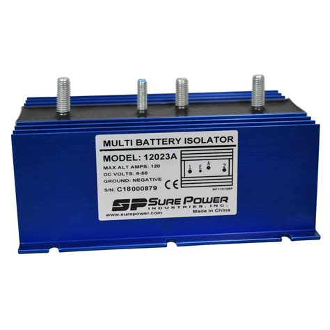 Sure Power 120 Amp Multi-Battery Isolator | 1-Input, 2-Output — powRparts