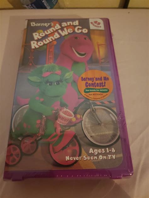 Barney’s Round And Round We Go VHS Video Tape RARE FACTORY SEALED NEVER SEEN TV 45986020437 | eBay