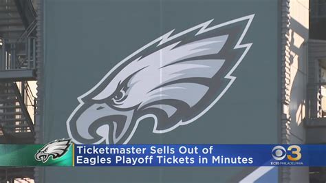 Ticketmaster sells out of Eagles playoff tickets in minutes - YouTube