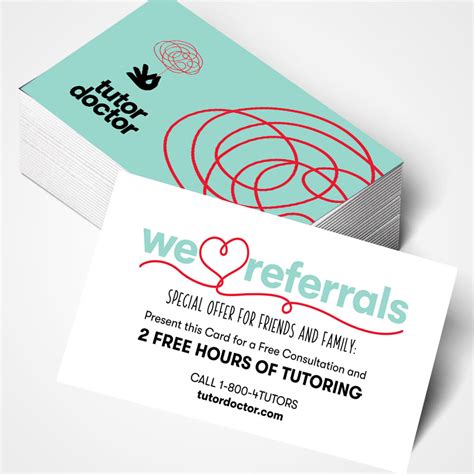 Referral Card – Tutor Doctor Store