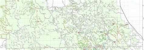 Black Hills Trail Map - California southern Map