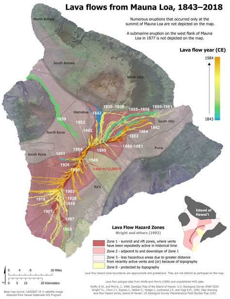 New Maps Illustrate Kilauea, Mauna Loa Geologic History | Mauna loa ...