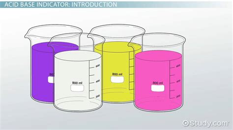 Acid-Base Indicator | Definition, Concept & Examples - Lesson | Study.com